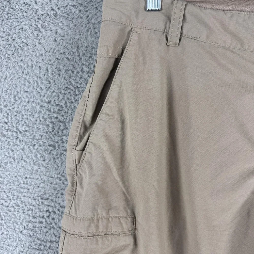 North Face Shorts Mens Large Nylon Hiking Outdoor Zip Cargo‎ Pockets Lightweight